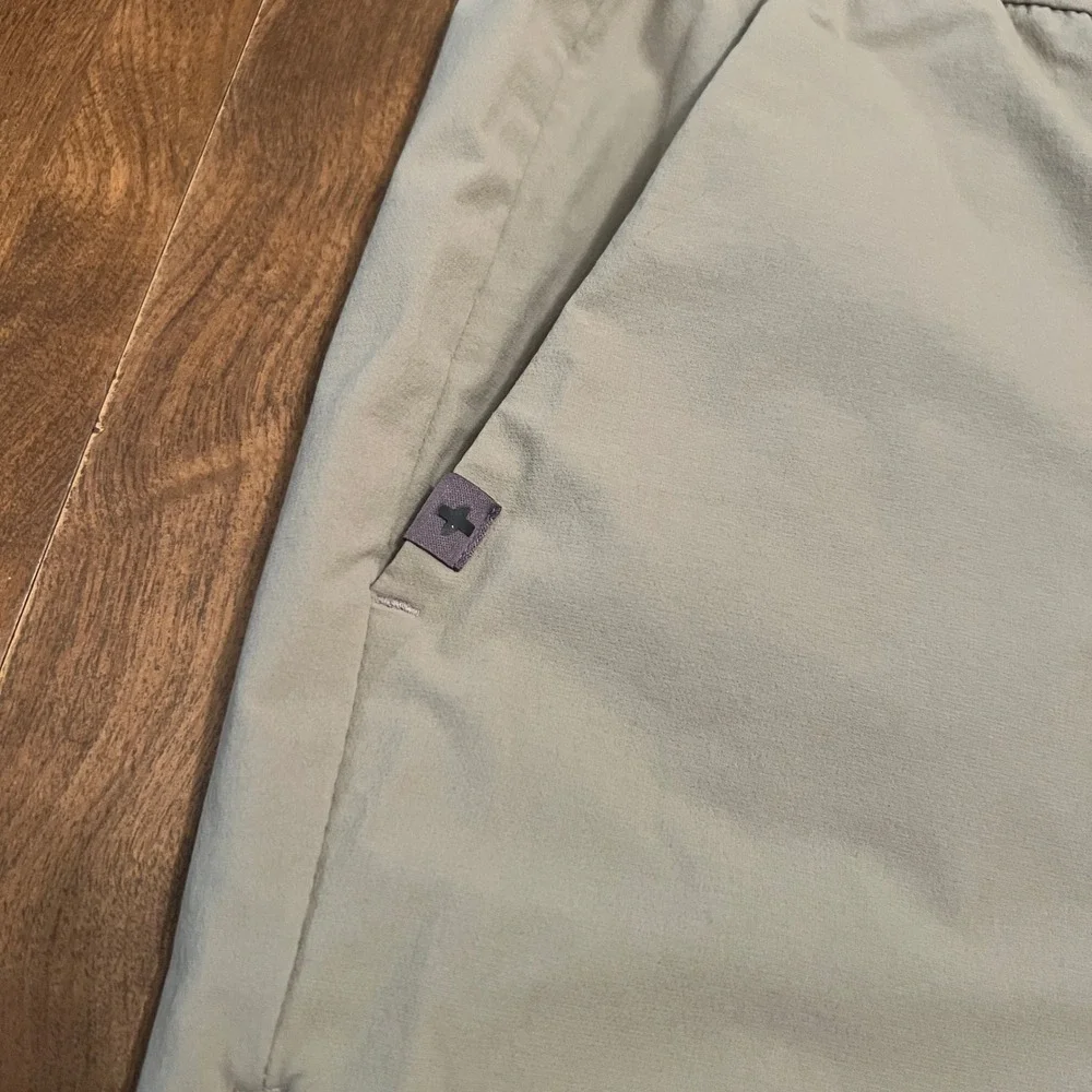 FIGS Mens Technical Scrub Pants Trousers Tan Khaki Large Tall Drawstring
